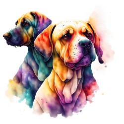 CHIEN004 Transfert DTF