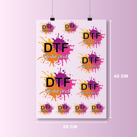 Transfert DTF A3 – Impression Textile Grand Format Personnalisée