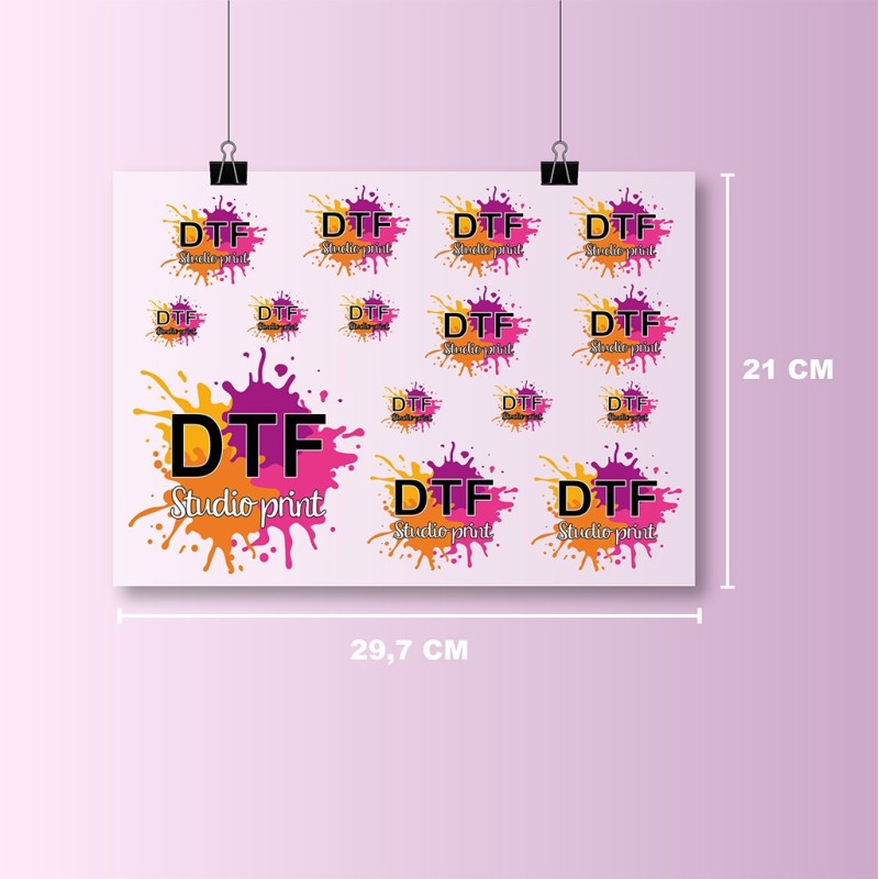 Transfert DTF A4 – Impression Personnalisée Textile – Haute Qualité