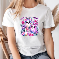 Transfert DTF Halloween Kawaii | Fantôme mignon